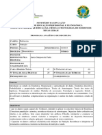 PROGRAMA-ANALÃ-TICO BioestatÃ-stica 1Âº_2015 NUTRIÃ‡ÃƒO