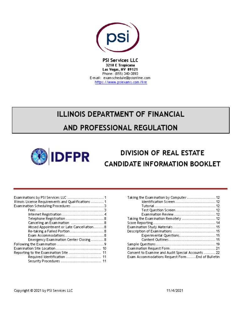Il Re PDF Real Estate Broker Test (Assessment)