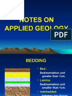 Notes On Applied Geology