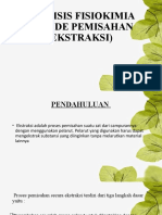 Analisis Fisiokimia Metode Pemisahan (Ekstraksi)