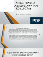 KOMUNITAS 1 - STANDAR PRAKTIK DALAM KEPERAWATAN KOMUNITAS