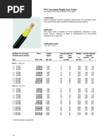 Nyy (E-Yy) PVC Insulated Single Core Cable