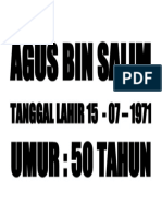 Agus Bin Salim