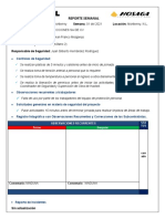 Reporte semanal ampliación Galerías Monterrey