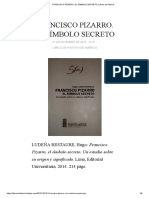 FRANCISCO PIZARRO. EL SÍMBOLO SECRETO - Libros de Historia