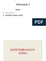 Kesetimbangan Kimia