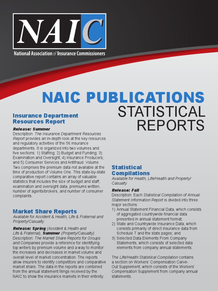 NAIC Insurance Department Reports 2021 | PDF | Insurance | Home Insurance