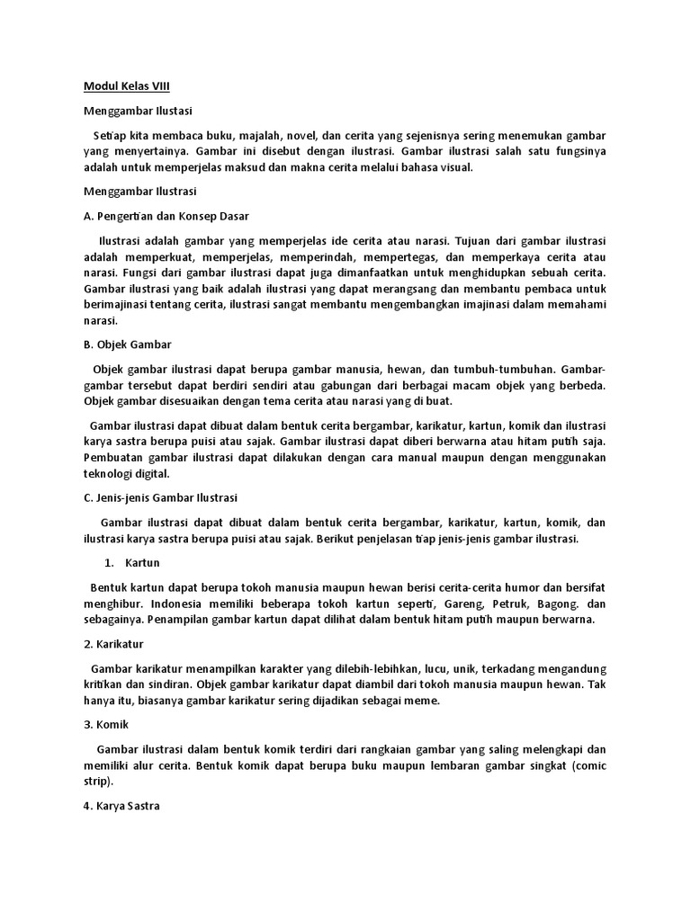 Bab 2 Menggambar Ilustrasi | PDF