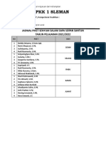 4 Jadwal Piket 5S