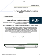 Certificado Sistema Registro Nacional de Medidas Correctivas-Rnmc