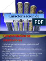 Caracterizacion de Catalizadores III2018