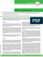 Hipotensión Ortostática Causada Por Traumatismo Bulbar Dorsal