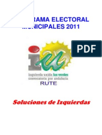 Programa Electoral Municipales 2011-15 IU Rute