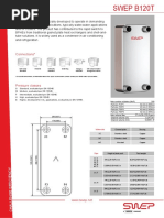 Swep Heat Exchanger Data Sheet | PDF | License | Heat Exchanger
