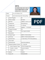 Biodata Peserta Diklat Moderasi Beragama