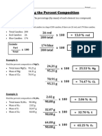 Percent Composition Worksheet