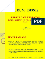 Hukum Bisnis Perseroan Terbatas