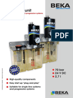 Gear Pump Unit: 70 Bar 24 V DC 2,7 L