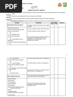 Alcain - Hemo Safety Checklist