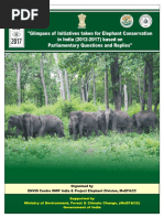 Glimpses of Initiatives Taken For Elephant Conservation in India (2012-2017)