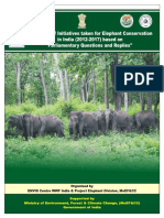 Glimpses of Initiatives Taken For Elephant Conservation in India (2012-2017)