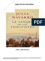 Descargar Libro Gratis La Sangre de Los Inocentes (PDF EPub Mobi) Por Julia Navarro