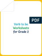 Verb to Be Worksheets for Grade 2