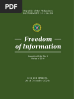 DOH Freedom of Information Manual (Philippines, 2020)