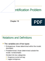 ch19 The Identification Problem