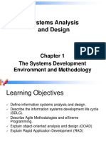 Systems Analysis and Design Chapter 1: SDLC and Methodologies