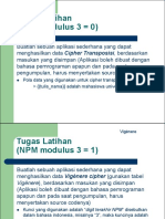 Tugas Latihan Cipher