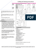 102 Cutting and Sewing Instructions Original