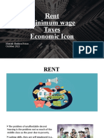 Rent Minimum Wage Taxes Economic Icon: Mariah Shakira Eviza October 2021