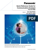 KX-NCP 500_1000 Communication Assistant User Guide