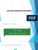 Analisis Transaksi Keuangan