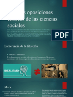 COMPLETO Algunas Oposiciones Clásicas de Las Ciencias Sociales