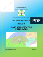 Manual 1. Land Administration Procedures