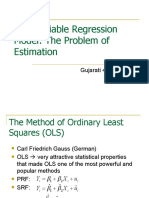 Regression Analysis Using Least Squares Method