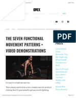 The Seven Functional Movement Patterns + Video Demonstrations