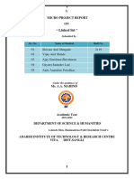 Linked List: A Micro Project Report ON " "