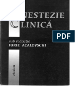 154990100 Anestezie Clinica Acalovschi