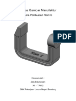 Cara Membuat Klem C 3D