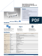 Features: Edge Intelligence System With Intel 11Th Generation With Edge X Api and Wise-Deviceon