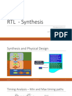 RTL Synthesis - Generic Guide