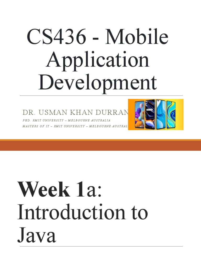 Java & Mobile Development Basics | PDF | Android (Operating System ...