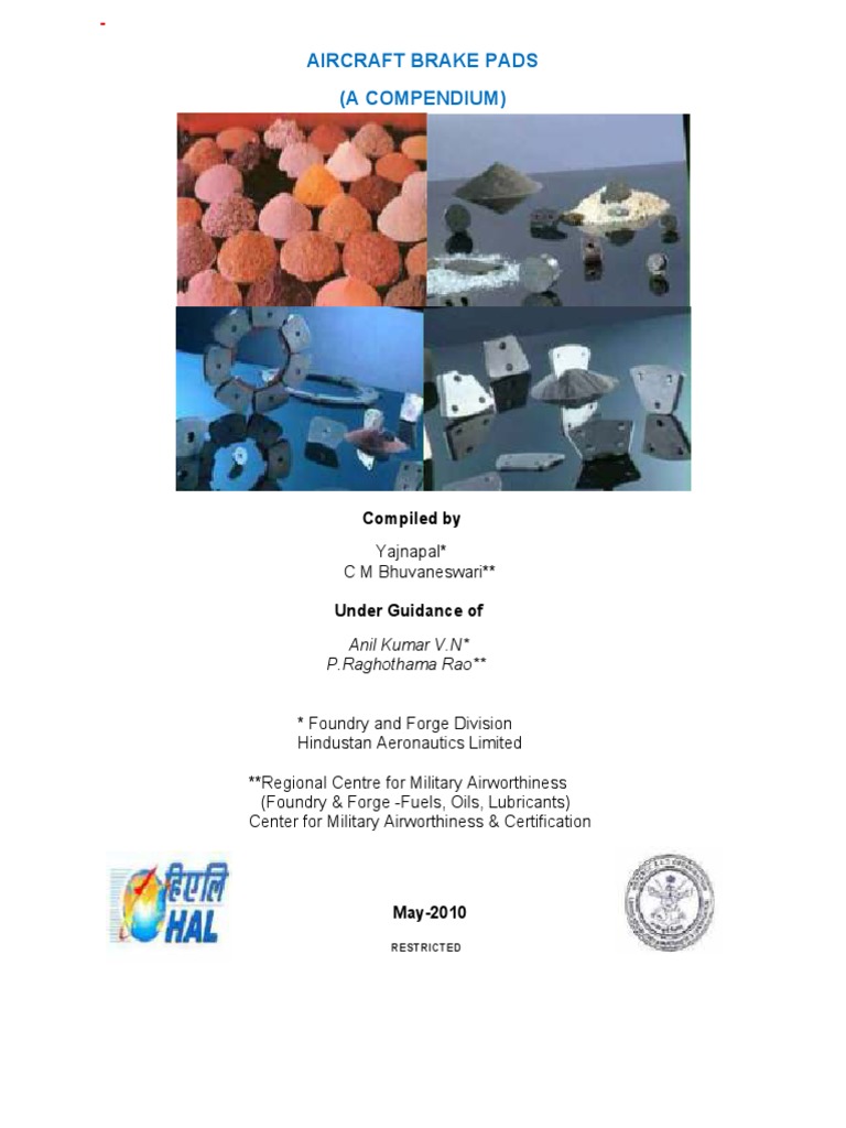 Brake Pads Compendium Compressed PDF Silicon Dioxide Graphite