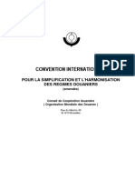 Convention Internationale: Pour La Simplification Et L'Harmonisation Des Regimes Douaniers