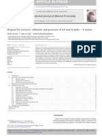 5.proposal For Resources, Utilization and Processes of Red Mud in India - A Review