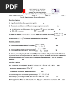 Devoir Départemental 3e