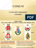 5 - Le fasi dell'ordinamento comunale